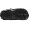 CROCS 203591 060 LINED CLOG - BLACK BLACK